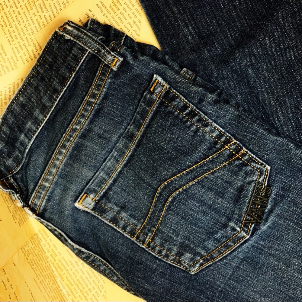 VANS JEANS DARK BLUE WASH!